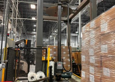 kaufman engineered systems automatic pallet stretch wrapper system