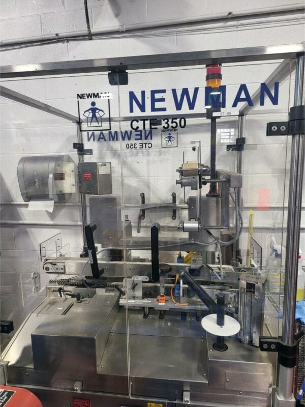 Newman CTE350 Tamper Evident Automatic Carton Labeler