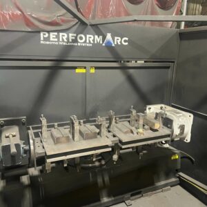 Performarc PA1100 Robotic Weld Cell With Spanco Freestanding Workstation Crane