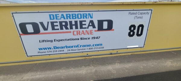Dual 40 Ton Dearborn Overhead Crane