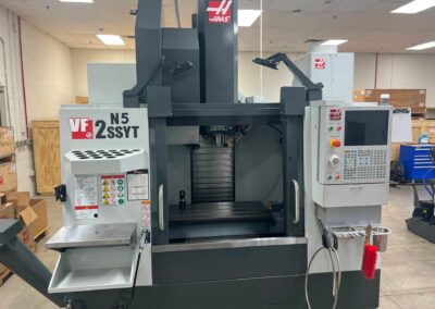 haas vf-2ssyt vmc 2021 - tsc wips 50 side-mount tool changer 4th axis hsm