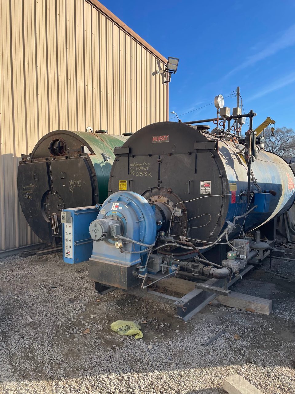 125 HP Hurst Low Pressure Steam Boiler, 2005