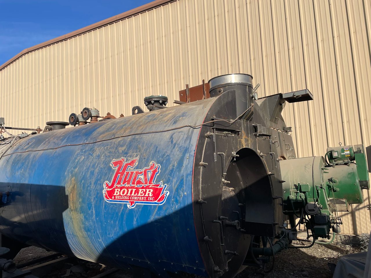 125 HP Hurst Low Pressure Steam Boiler, 2005