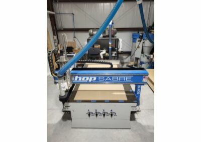 2017 shop sabre is 408 4x8 cnc router with becker vtlf vac pump and tooling