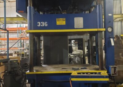 dake 18-558 75 ton 4-post hydraulic press