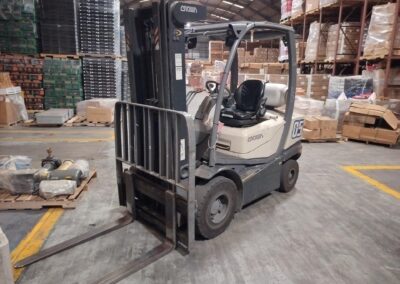 crown c-5 1050-50 forklift with sideshift and tilt