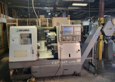 2006 okuma captain l-370m live tool cnc turning center