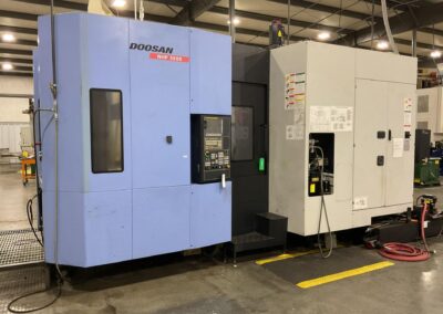 2014 doosan nhp 5500 horizontal machining center