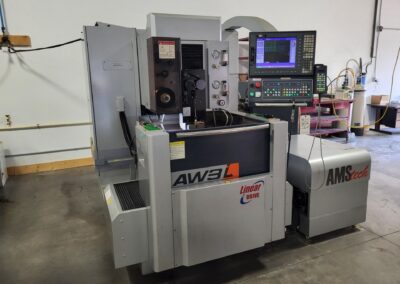 2016 ams-tech aw3s cnc linear wire edm machine