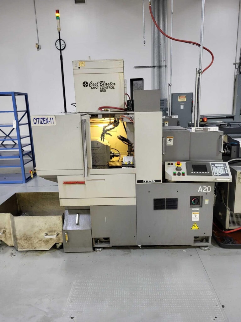 Citizen A20 VIIPL CNC Swiss Lathe, 2008 - LNS Barfeed, Fire