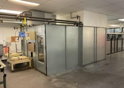 fusion uv vps-6 cure paint line with fanuc paint mate 200ia-5l robot