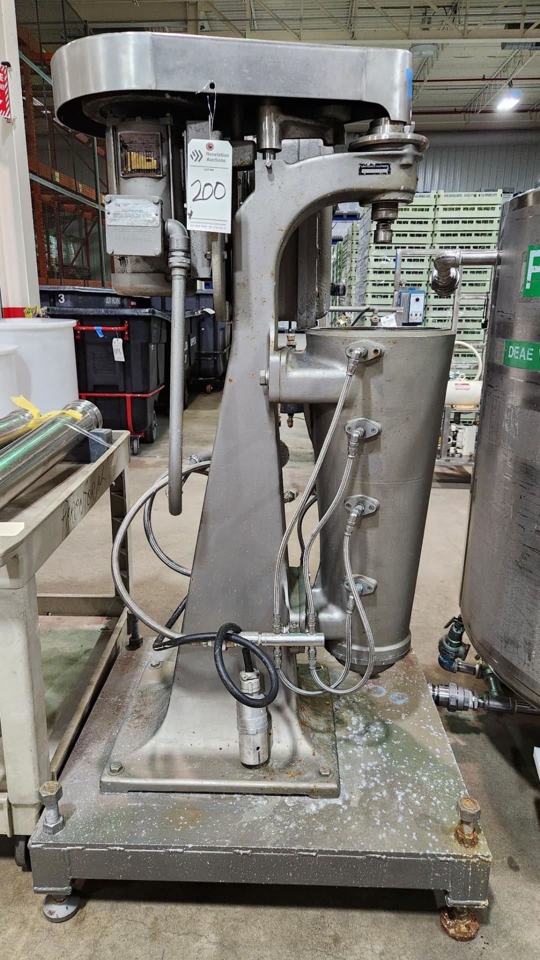 10 super centrifuge 3 hp liquid cooled chamber