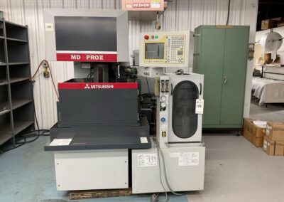 2004 mitsubishi ba-8 wire edm loaded with tooling and accessories