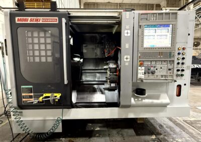 2012 mori seiki nzx2500-600l twin turret cnc lathe