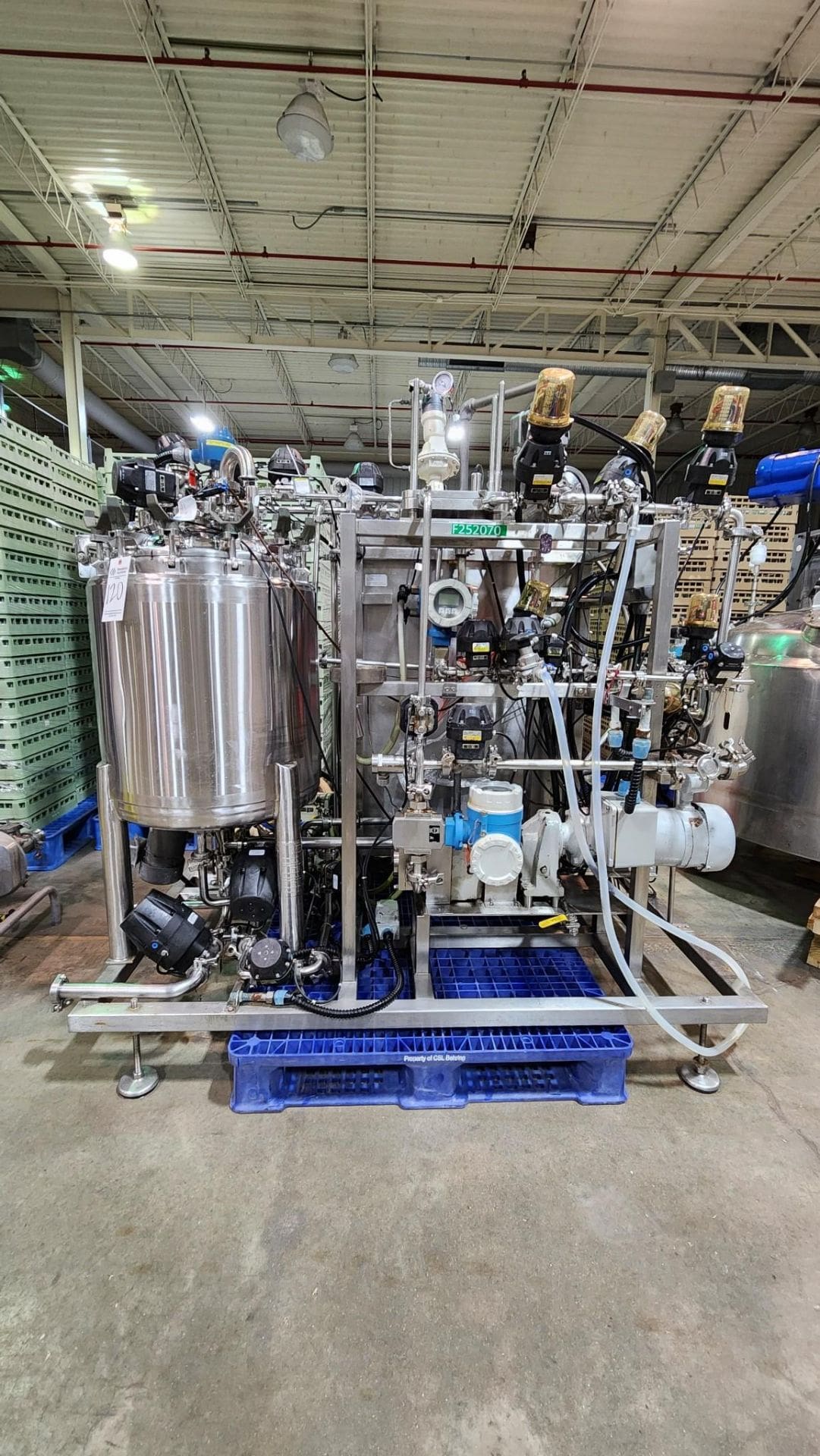 dci stainless steel jacketed reactor 125 liter