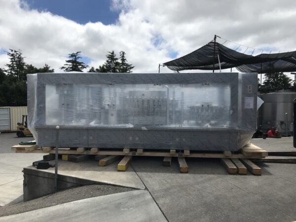 GAI Bottling Line, 2023 - (1) Monoblock Filler, Rinser, Deareator, Gas Injector, Corker, and Capper, (1) GAI Labeler and (1) Gyropalette Riddling Unit- NEVER USED in Original Packaging