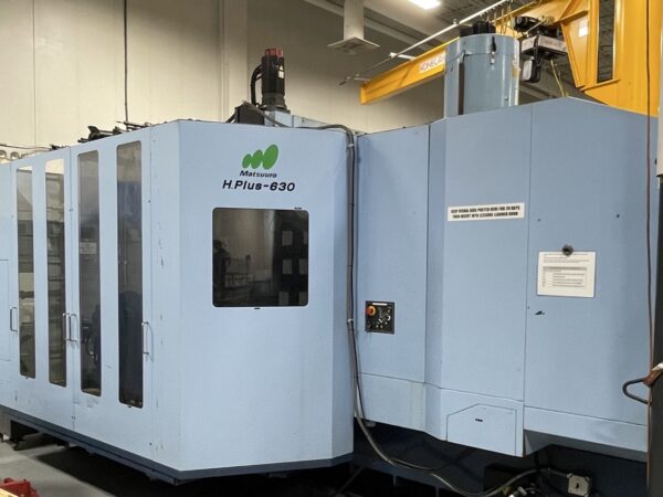 Matsuura H-Plus 630 HMC, 2007 - 630mm Pallets, TSC, Renishaw Probing, Full 4th Axis - Image 3