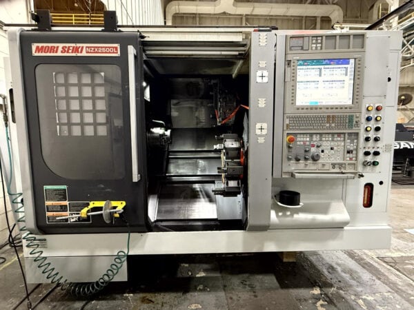 Mori Seiki NZX2500/600L Twin Turret CNC Lathe, 2012 -Chip Conveyor, Tooling