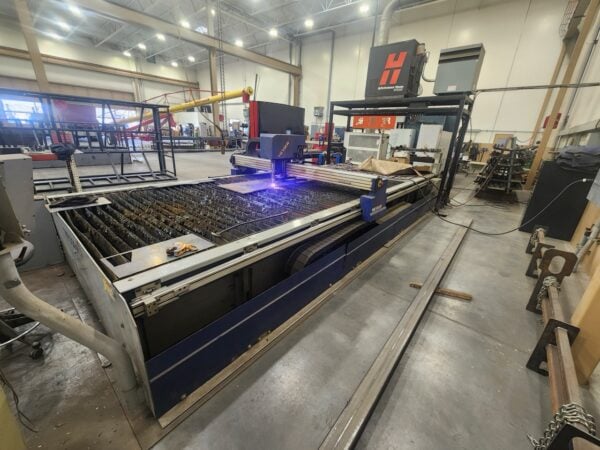 7' x 16' Messer Metal Master Plus, 2006 - HPR260 High Definition Plasma Table