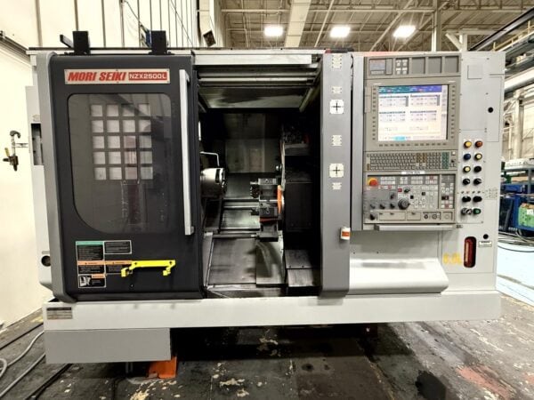 Mori Seiki NZX2500/600L Twin Turret CNC Lathe, 2012 - Chip Conveyor, Tooling