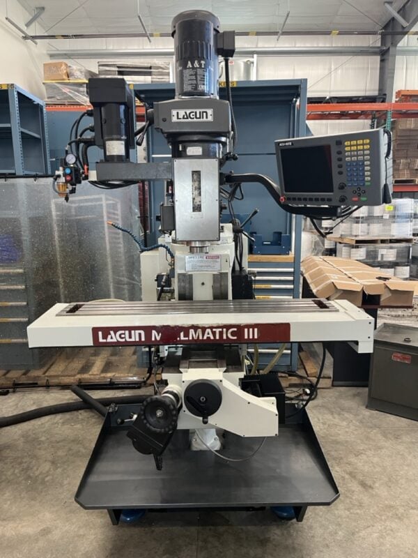 Republic Lagun MM III Manual Vertical Knee Mill, 2020 - Acu Rite DRO