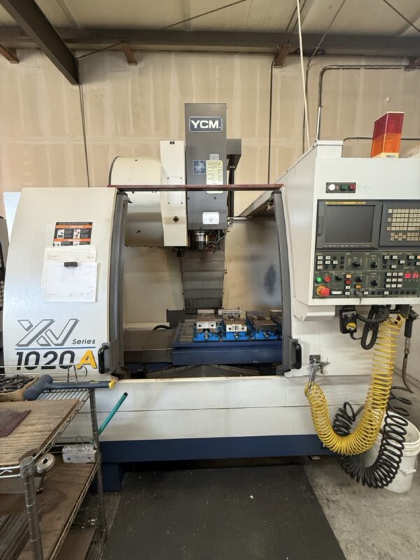 YCM XV1020A VMC, 2005 - Fanuc Control, Chip Auger, Video Available