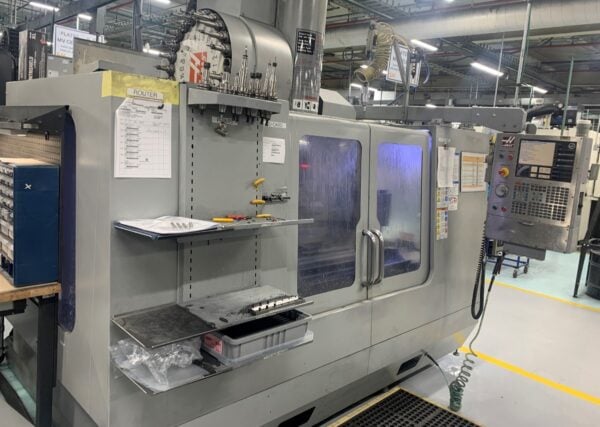 Haas VF-3SS VMC, 2007 - Through Spindle Coolant, Probe, 5th Axis Trunnion