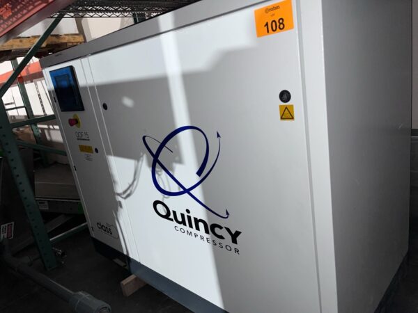Quincy QOF 15-HP Oil-Free Tankless Scroll Compressor w/ Dryer