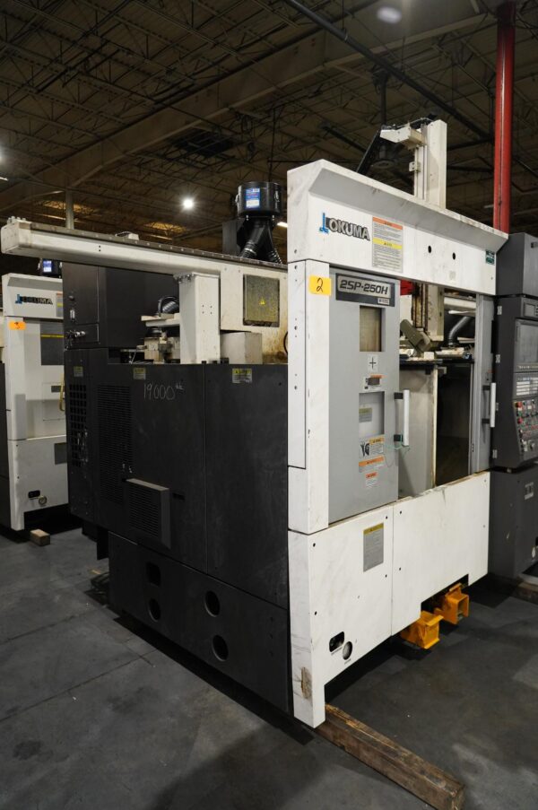 Okuma 2SP-250H Twin Spindle Twin Turret CNC Lathe, 2017 - Chip Conveyor, Robot Loader, Transformer, Inspection Reports from Gosiger - Image 10