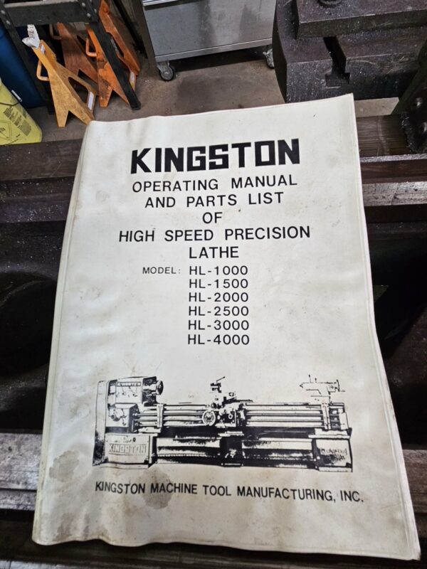 25” x 96” Kingston Geared Head Lathe Model HL2500, 1981 - Image 11