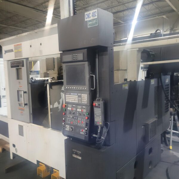 Okuma 2SP-250H Twin Spindle Twin Turret CNC Lathe, 2017 - Robot Loader, Chip Conveyor, Transformer, Inspection Reports from Gosiger - Image 2