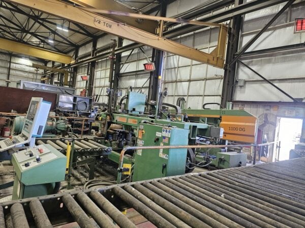 Peddinghaus PCD-1100 Beam Drill Line with 1100-510 DG Miter Saw, 2009 - Image 2