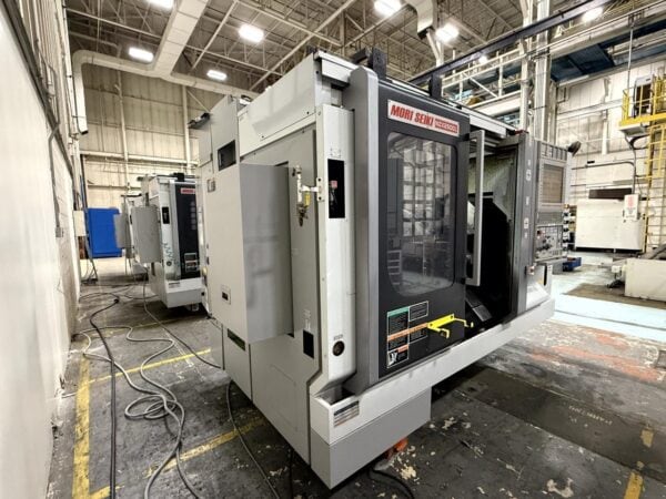 Mori Seiki NZX2500/600L Twin Turret CNC Lathe, 2012 - Chip Conveyor, Tooling - Image 2