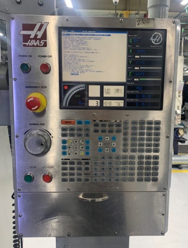 Haas VF-3SS VMC, 2007 - Through Spindle Coolant, Probe, 5th Axis Trunnion - Image 2