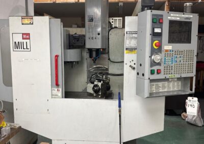 2003 haas mini mill cnc vertical machining center wips 4th axis