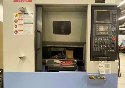 2013 doosan dt-360d dual pallet cnc vmc drill and tap