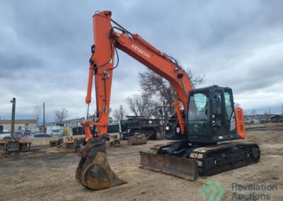 2015 hitachi zx135 us-5n excavator with blade