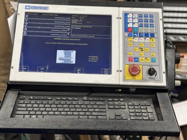 Millport Red Rhino CNC Knee Mill, 2006 - Troyke 5-Axis Rotary, Centroid M400 CNC Controller - Image 6