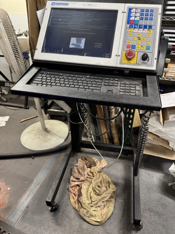 Millport Red Rhino CNC Knee Mill, 2006 - Troyke 5-Axis Rotary, Centroid M400 CNC Controller - Image 7
