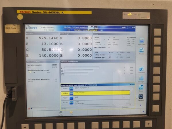 Studer S41 CNC Universal Cylindrical Grinding Machine, 2013 - Image 11