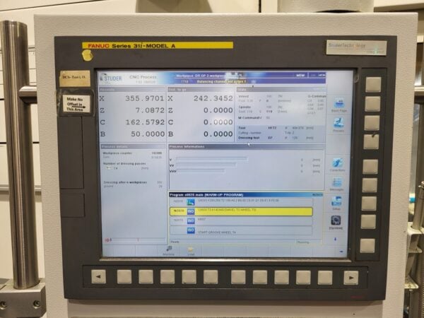 Studer S41 CNC Universal Cylindrical Grinding Machine, 2013 - Image 12