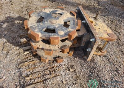 24in action sheepsfoot compactor wheel