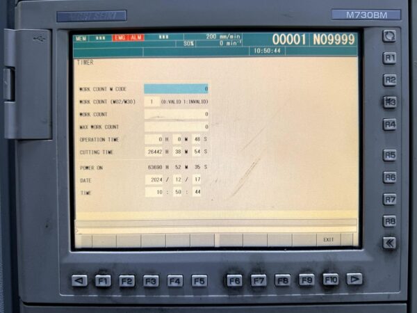 Mori Seiki NHX4000 400mm CNC HMC, 2012 - Tooling, ChipBlaster Coolant Filtration System, Chip Conveyor - Image 3
