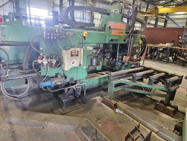 Peddinghaus PCD-1100 Beam Drill Line with 1100-510 DG Miter Saw, 2009 - Image 3