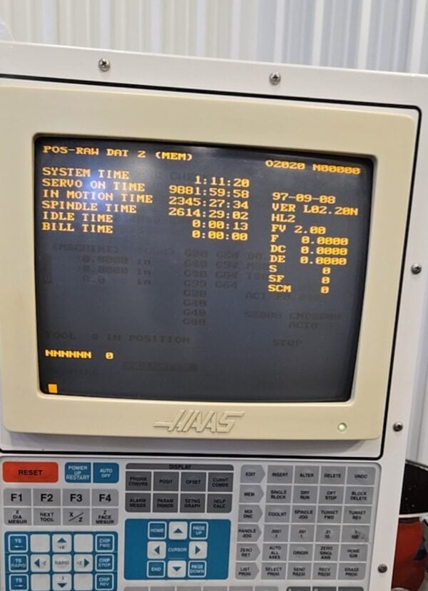 Haas HL-2 CNC Lathe, 1998 - Tailstock, Low Hours - Image 4