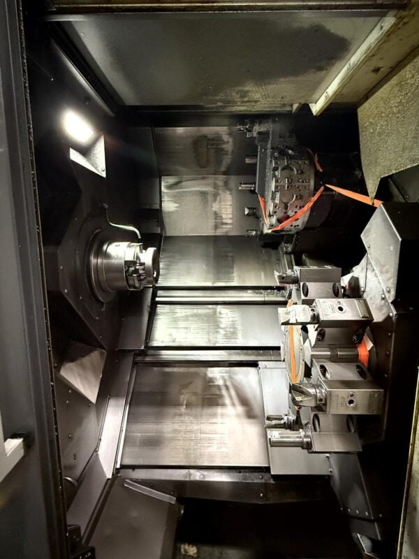 Mori Seiki NZX2500/600L Twin Turret CNC Lathe, 2012 -Chip Conveyor, Tooling - Image 4