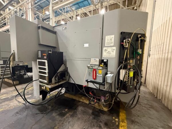 Mori Seiki NHX4000 400mm CNC HMC, 2012 - ChipBlaster Coolant Filtration System, Chip Conveyor, Tooling - Image 4
