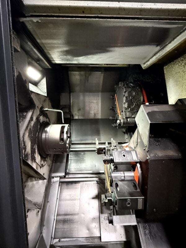 Mori Seiki NZX2500/600L Twin Turret CNC Lathe, 2012 - Chip Conveyor, Tooling - Image 4