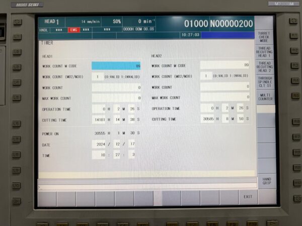 Mori Seiki NZX2500/600L Twin Turret CNC Lathe, 2012 -Chip Conveyor, Tooling - Image 5