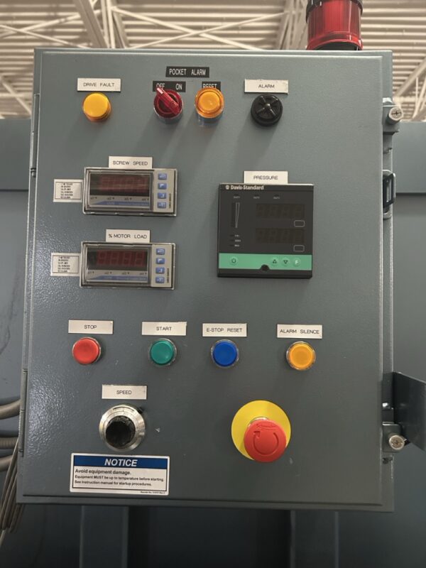 Davis Standard DSR 3.5" Extruder, DS Silicone Curing IR Tower, & Vertical RADROUND® Electric Infrared Preheat Oven, 2021 - 10.5:1 L/D Ratio - Image 5
